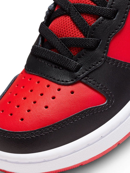 Nike Red/Black Junior Court Borough Mid Trainers image 9