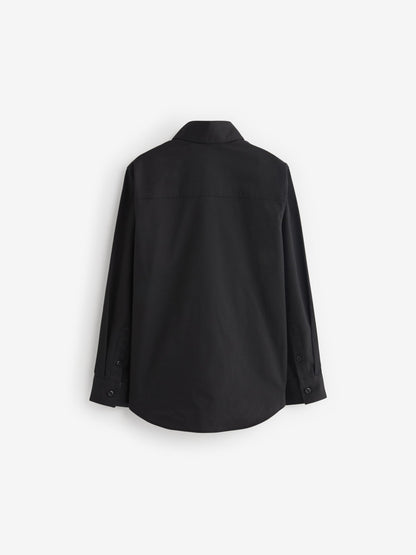 Dsiney Kidz - Black Long Sleeves Smart Trimmed Shirt (3-16yrs) image 2
