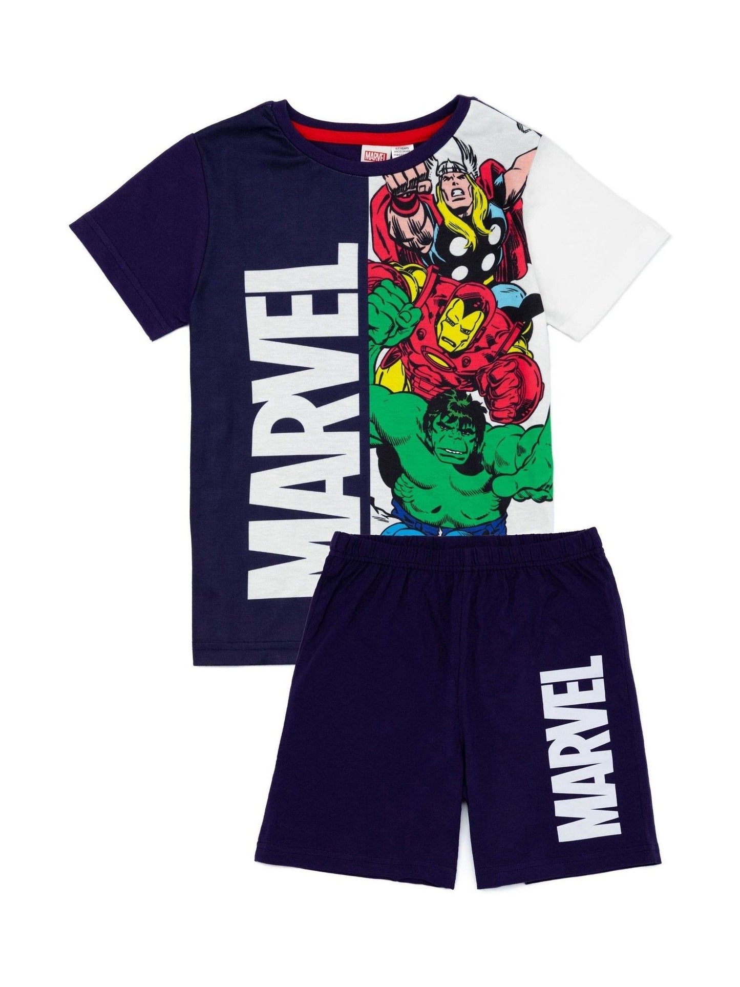 Dsiney Kidz - Vanilla Underground Blue Marvel Boys Short 100% Cotton Pyjamas image 1