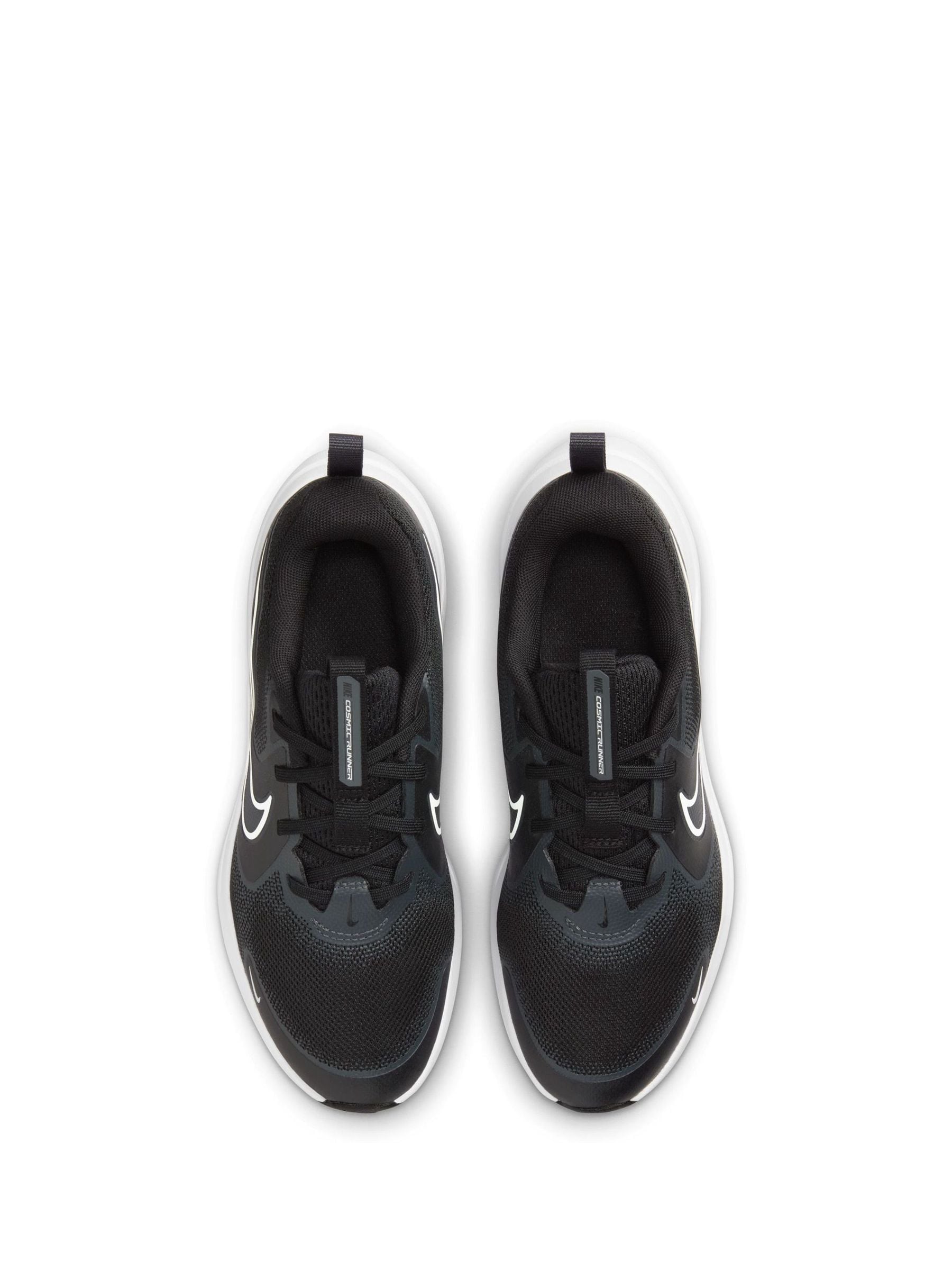 Nike Black/White Youth Cosmic Running Trainers image 7