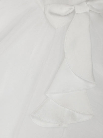 Dsiney Kidz - Monsoon Cream Baby Winnie Satin Bow Party Dress image 4