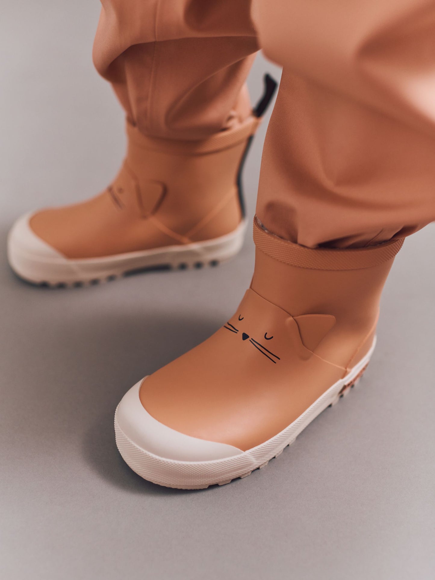 Liewood Pink Jesse Cat Thermo Rainboot image 1