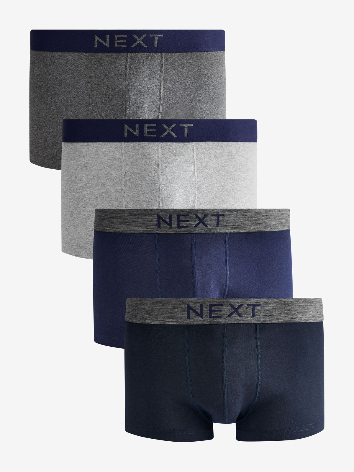 Dsiney Kidz - Grey/Navy 4 pack Hipster 100% Cotton Boxers image 1