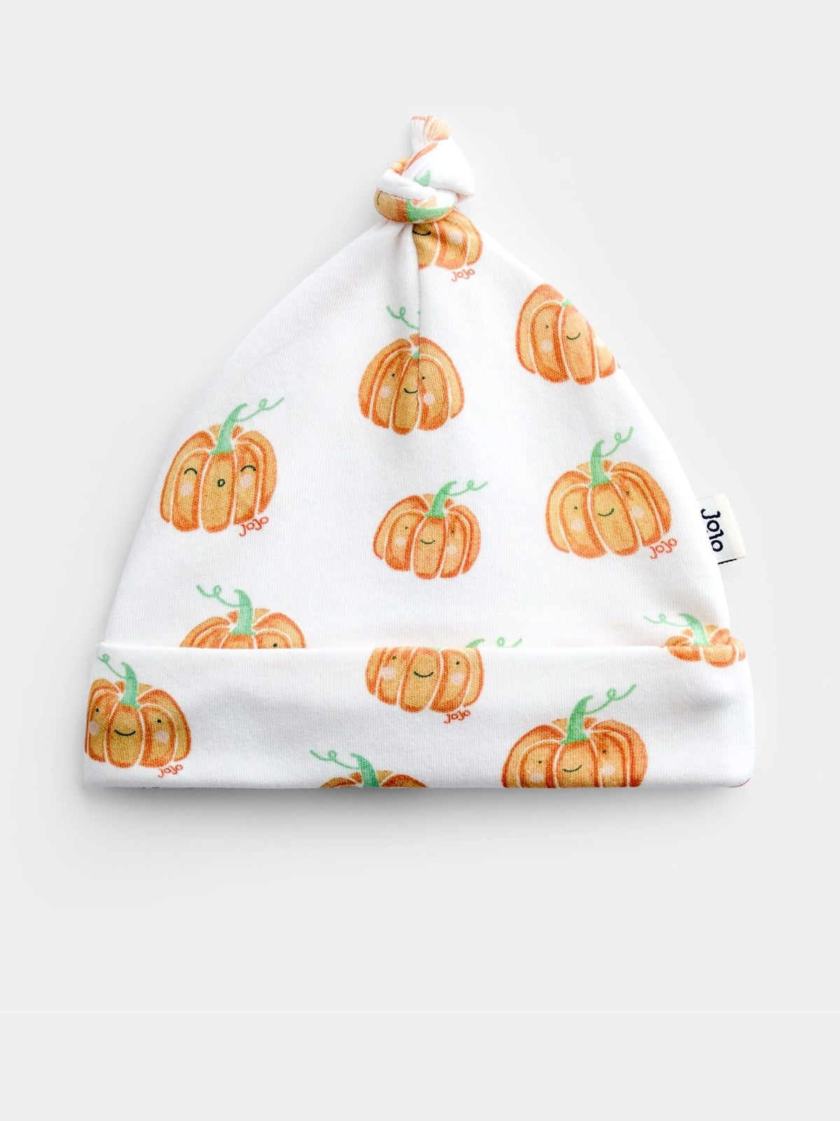 Dsiney Kidz - JoJo Maman Bébé Cream Pumpkin Print Zip Sleepsuit & Hat image 4