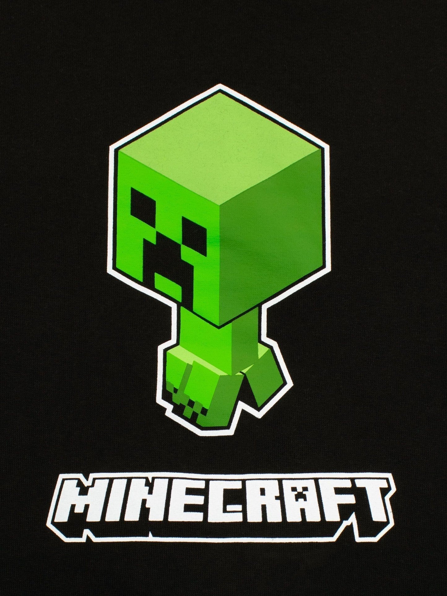 Dsiney Kidz - Character Green Minecraft Creeper 100% Cotton Sweatshirt image 2