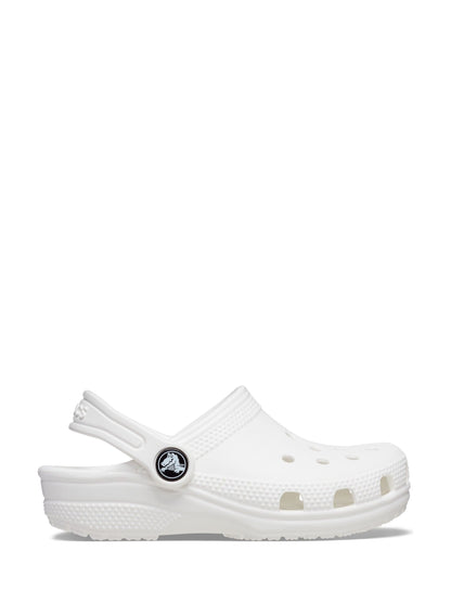 Crocs White Classic Toddler Clogs image 1