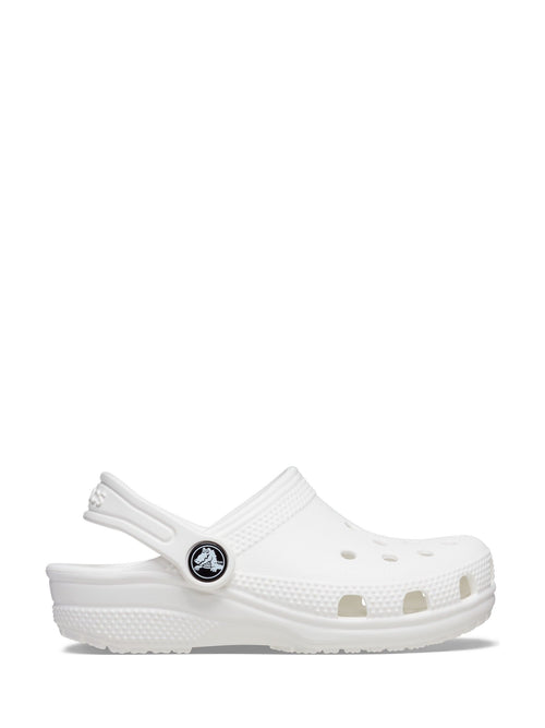 Crocs White Classic Toddler Clogs image 1
