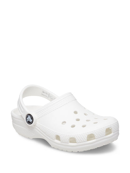 Crocs White Classic Toddler Clogs image 4