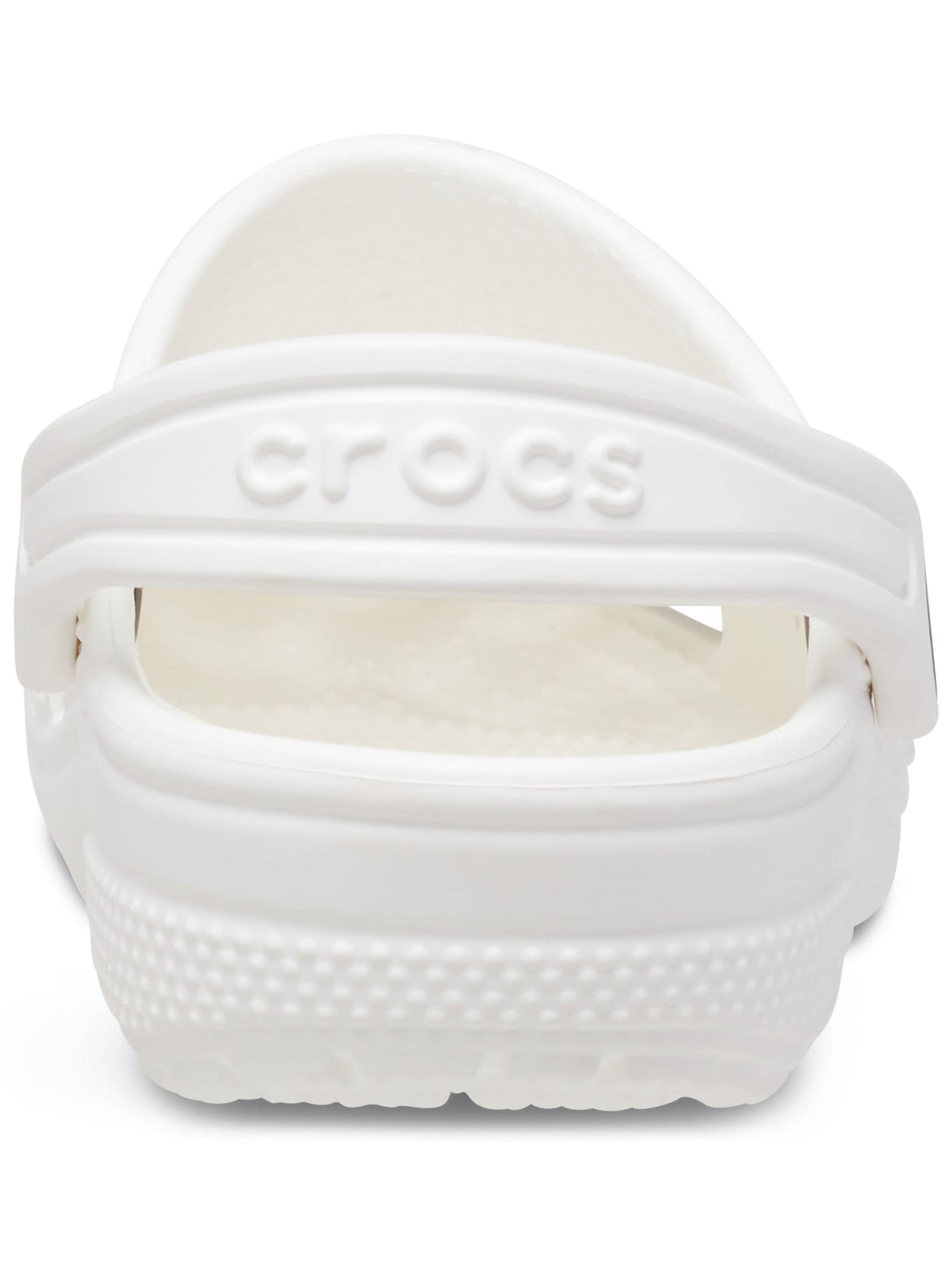 Crocs White Classic Toddler Clogs image 6
