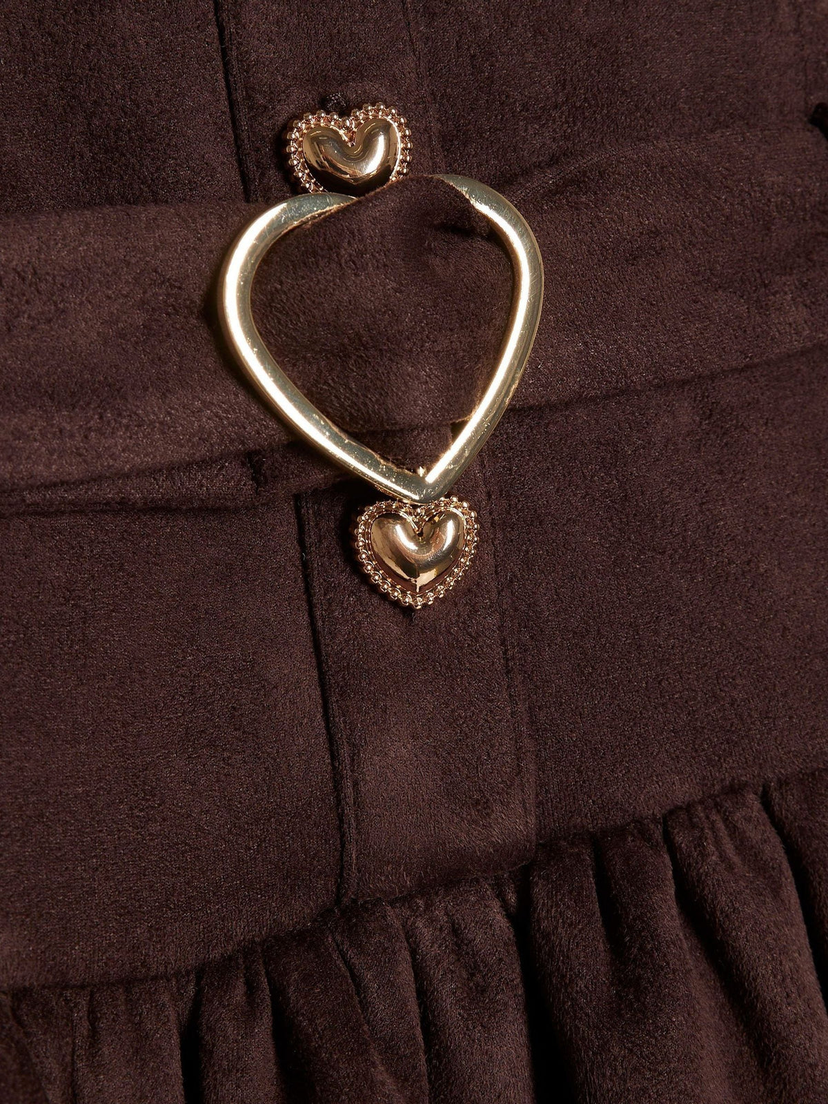 Dsiney Kidz - River Island Brown Suedette Prom Dress image 4