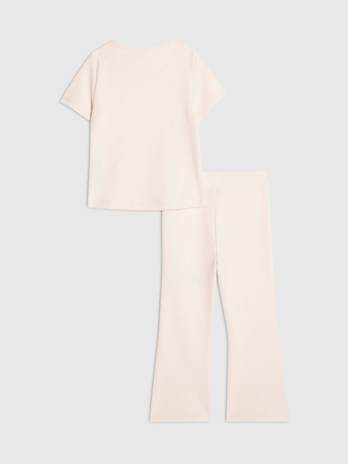 Dsiney Kidz - River Island Pink Ponte Smart Top & Kickflare Set image 2
