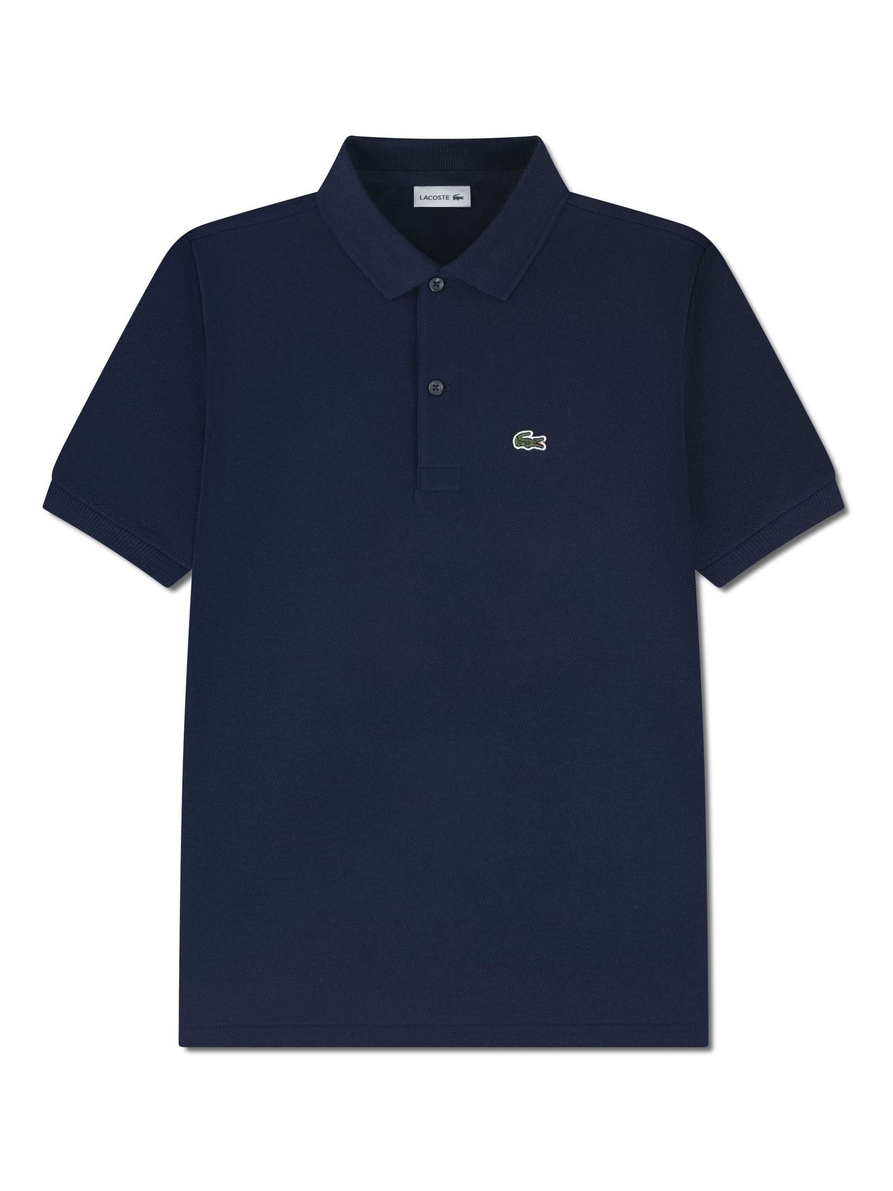Dsiney Kidz - Lacoste Navy Blue Petit Pique Short Sleeve Polo Shirt image 5