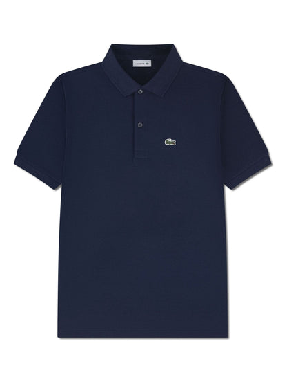 Dsiney Kidz - Lacoste Navy Blue Petit Pique Short Sleeve Polo Shirt image 5