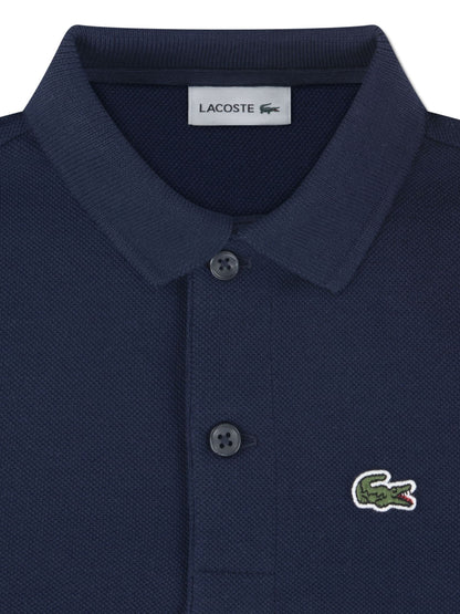 Dsiney Kidz - Lacoste Navy Blue Petit Pique Short Sleeve Polo Shirt image 7