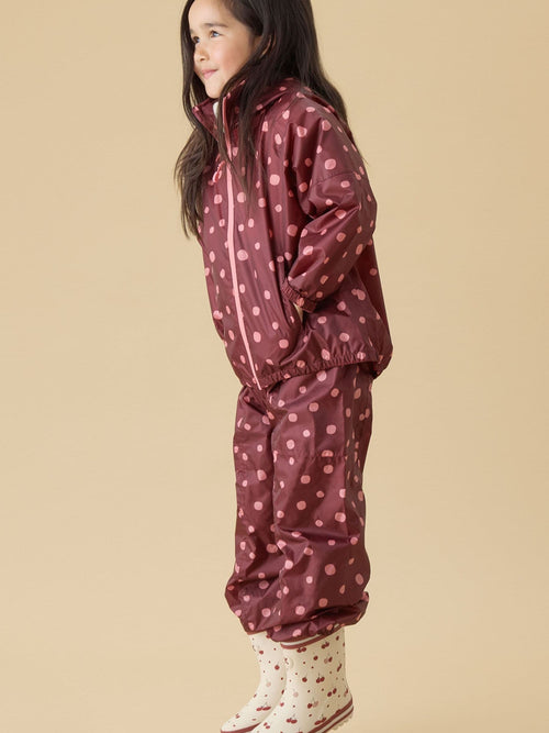 Dsiney Kidz - KIDLY by MORI Red Packaway Jacket and Trouser Set image 1