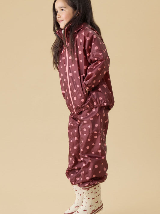 Dsiney Kidz - KIDLY by MORI Red Packaway Jacket and Trouser Set image 1