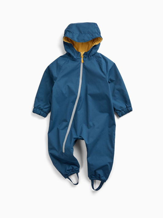 Dsiney Kidz - KIDLY by MORI Blue Supersoft Fleece Lined Puddlesuit image 1
