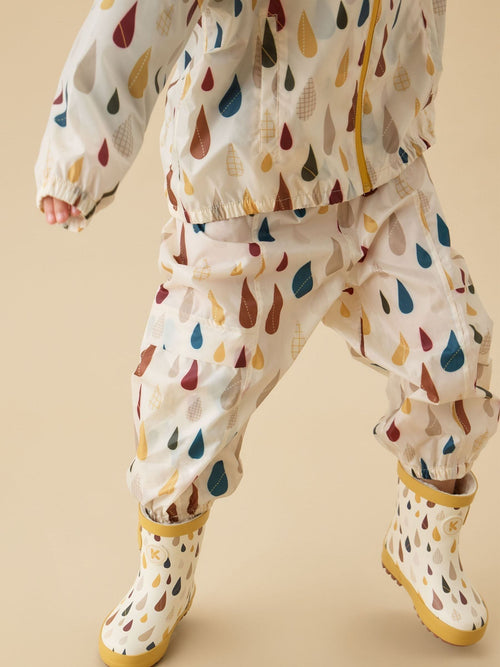 Dsiney Kidz - KIDLY by MORI Yellow Packaway Jacket and Trouser Set image 1