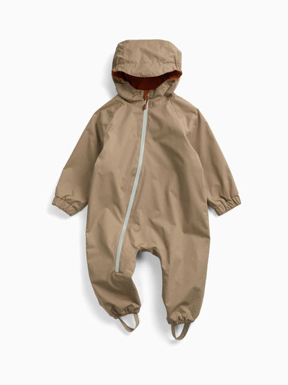 Dsiney Kidz - KIDLY by MORI Sand Cream Supersoft Fleece Lined Puddlesuit image 1