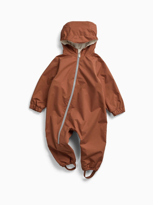 Dsiney Kidz - KIDLY by MORI Orange Supersoft Fleece Lined Puddlesuit image 2