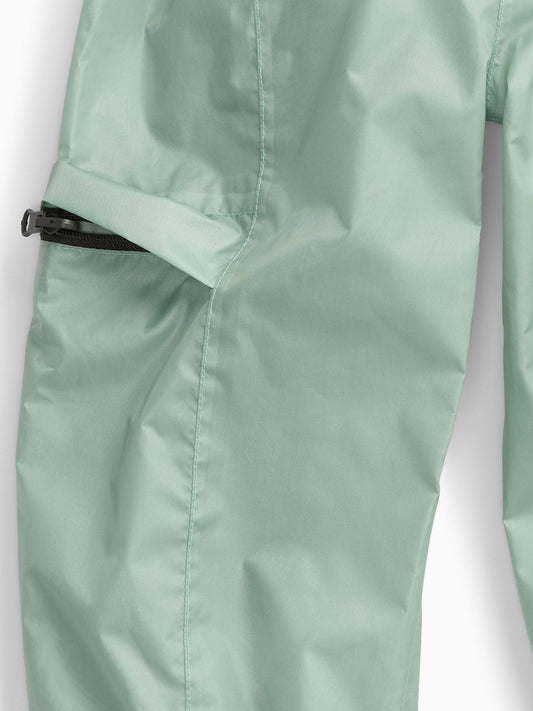 Dsiney Kidz - KIDLY by MORI Green Packaway Jacket and Trouser Set image 2