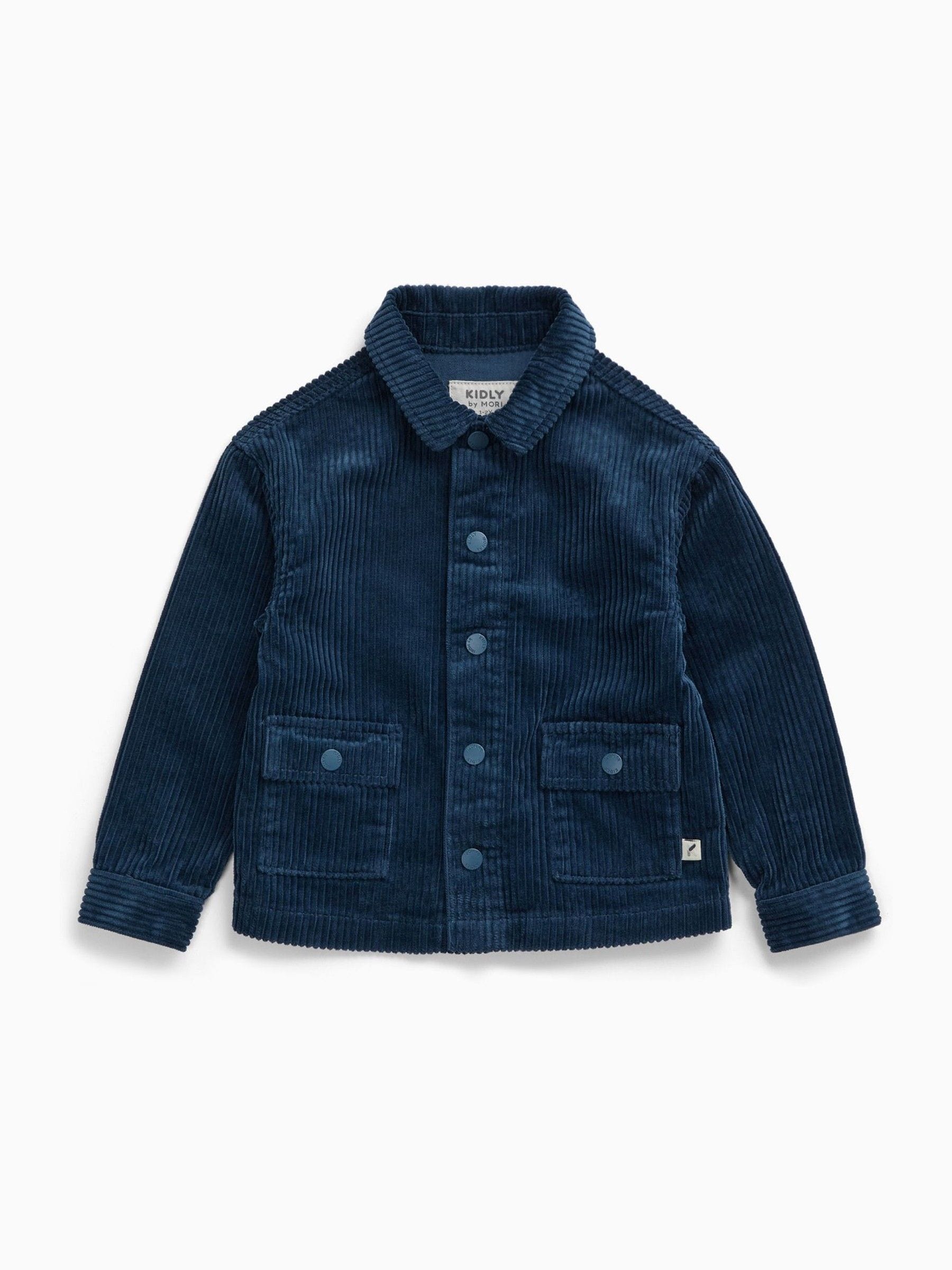 Dsiney Kidz - KIDLY by MORI Blue Supersoft Corduroy Jacket image 1