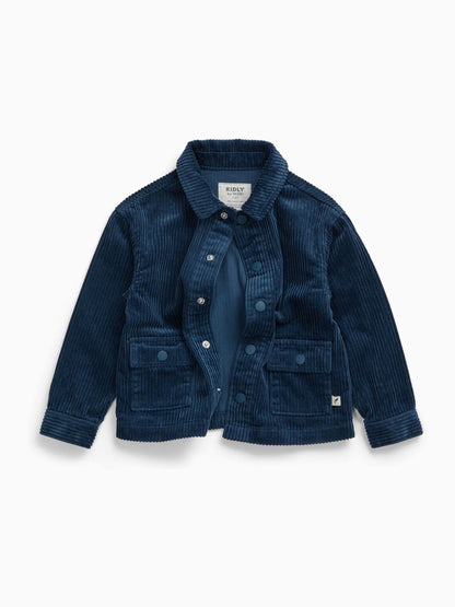 Dsiney Kidz - KIDLY by MORI Blue Supersoft Corduroy Jacket image 2