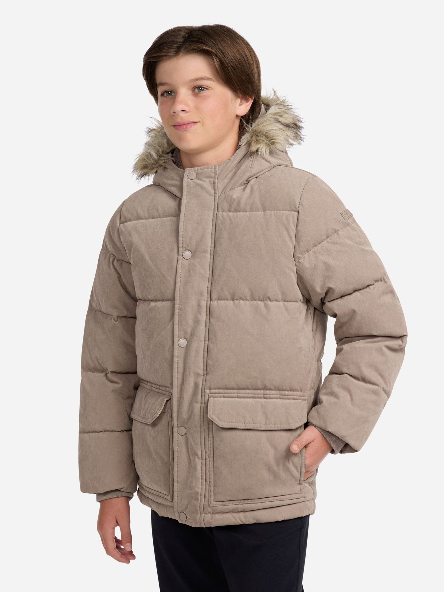 Dsiney Kidz - Abercrombie & Fitch Grey Heavyweight Parka Jacket image 1
