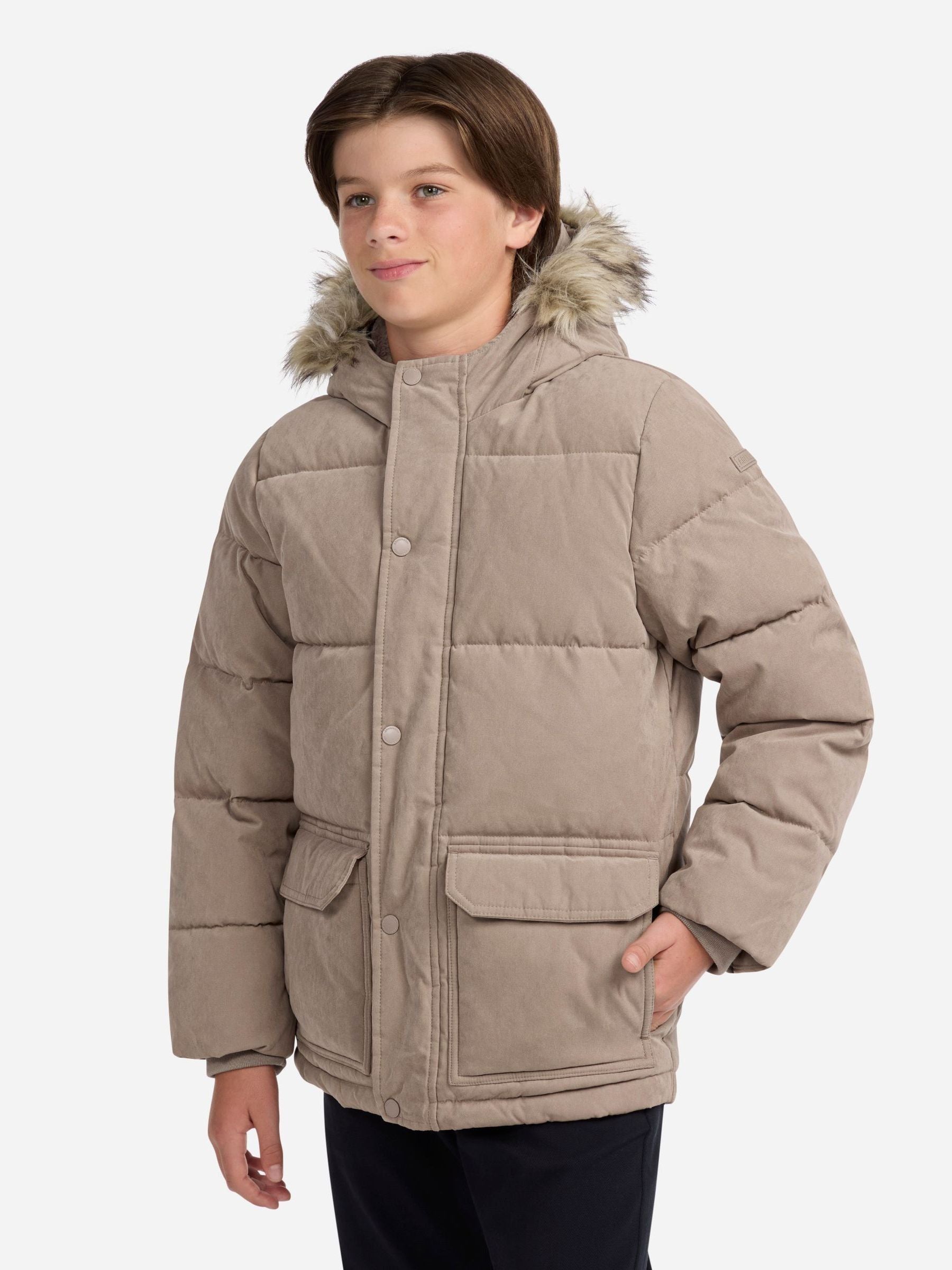 Dsiney Kidz - Abercrombie & Fitch Grey Heavyweight Parka Jacket image 1