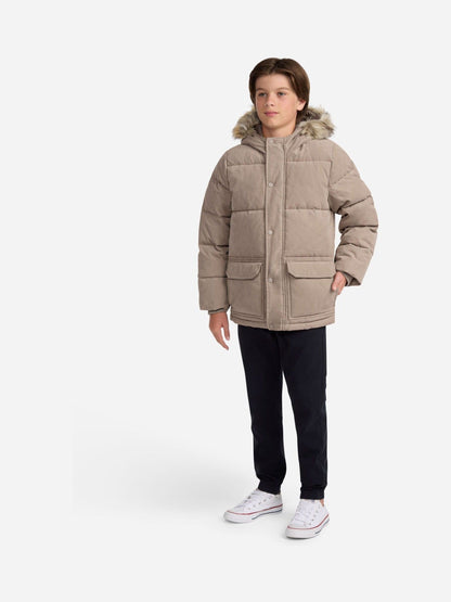 Dsiney Kidz - Abercrombie & Fitch Grey Heavyweight Parka Jacket image 2