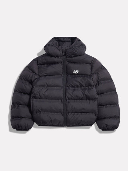 New Balance Black Bonded Quilted Jacket - image 1