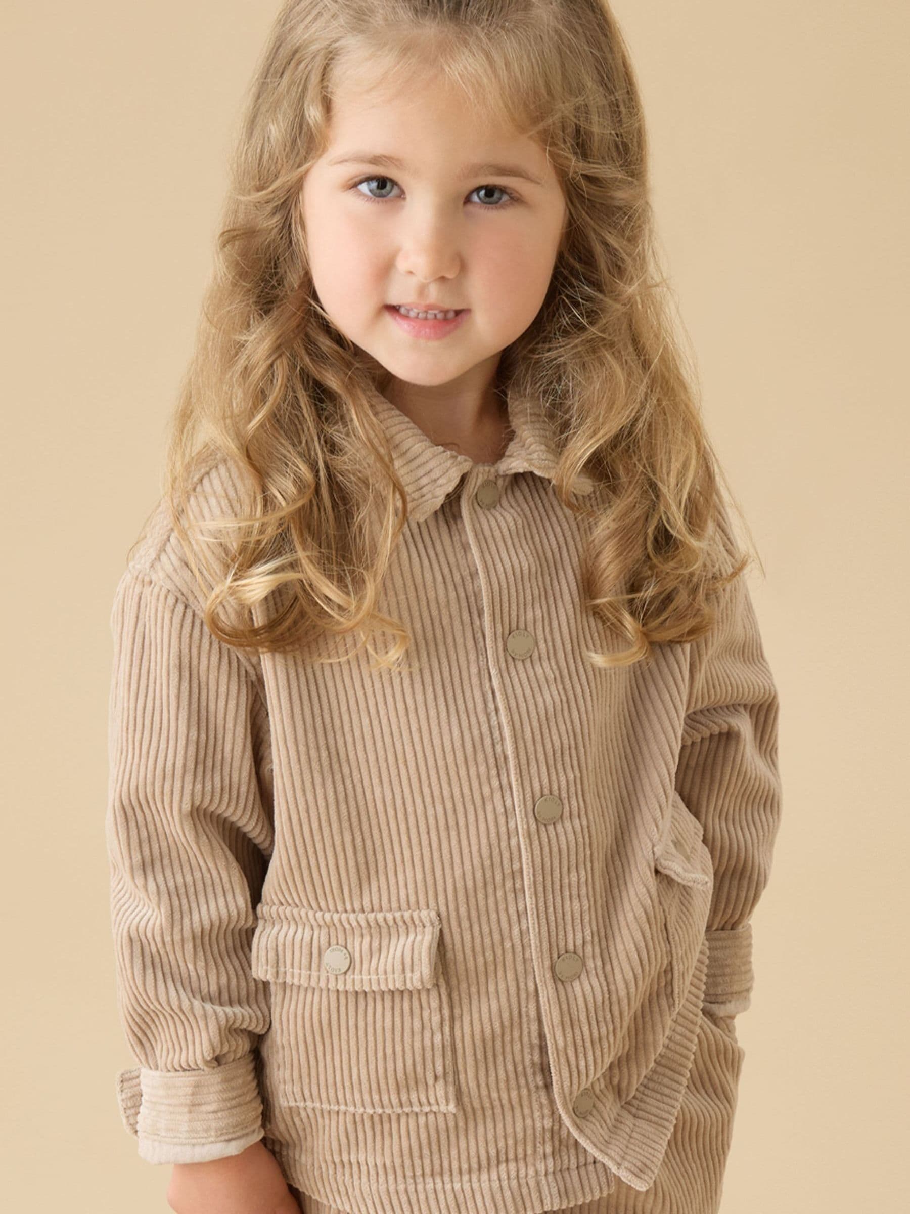 Dsiney Kidz - KIDLY by MORI Brown Supersoft Corduroy Jacket image 1
