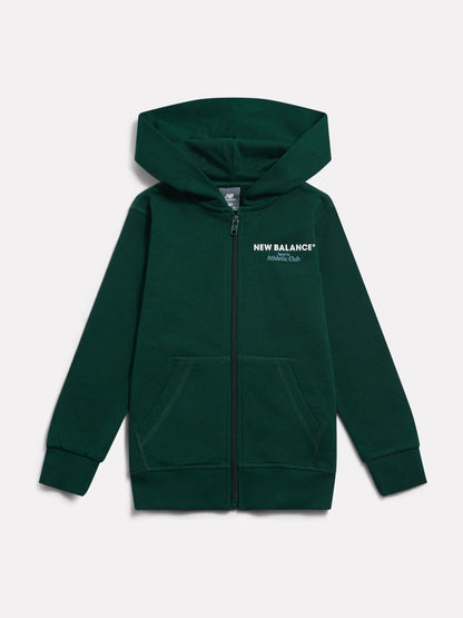 New Balance Green Sports Club Zip Hoodie - image 1
