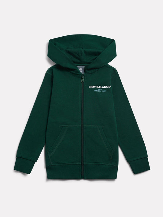 New Balance Green Sports Club Zip Hoodie - image 1