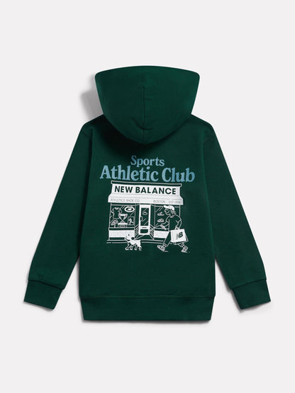New Balance Green Sports Club Zip Hoodie - image 2