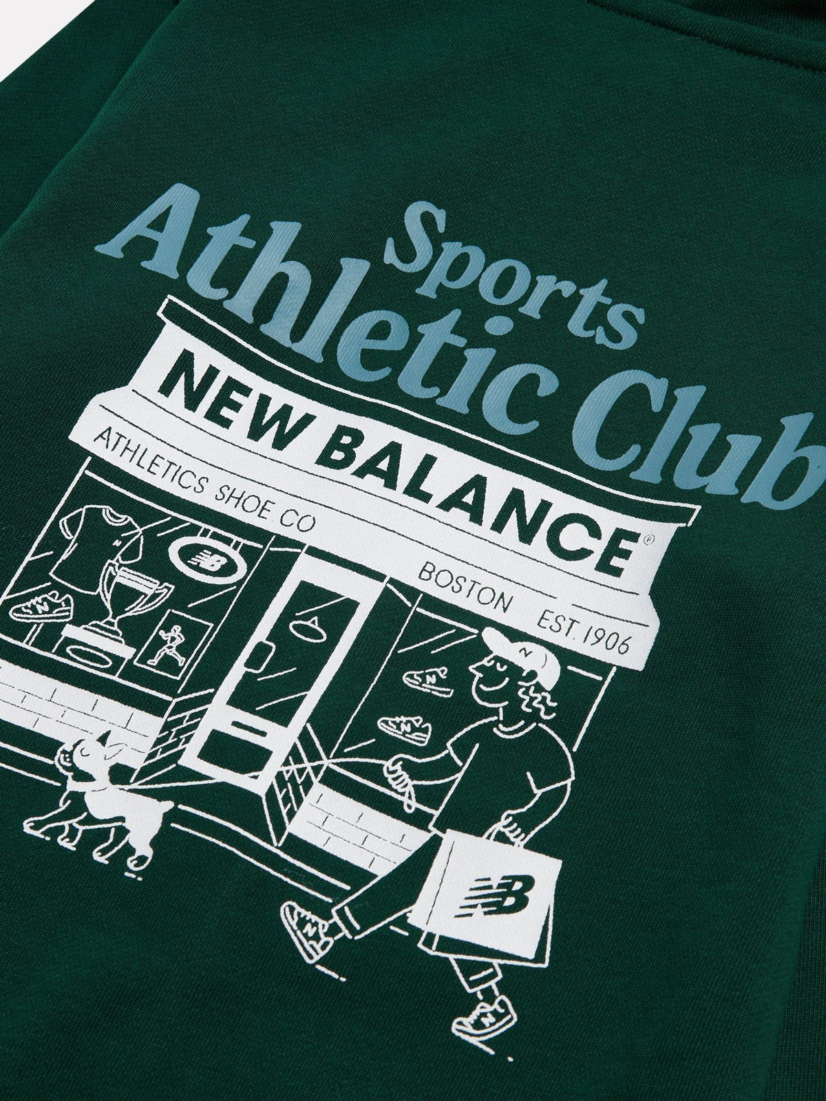 New Balance Green Sports Club Zip Hoodie - image 3