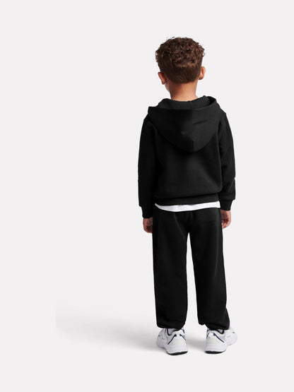 New Balance Black Small Logo Brushback Zip Through Hoodie & Joggers Set - image 3