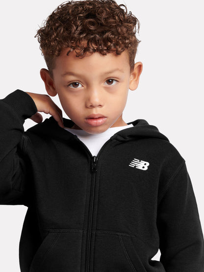 New Balance Black Small Logo Brushback Zip Through Hoodie & Joggers Set - image 4
