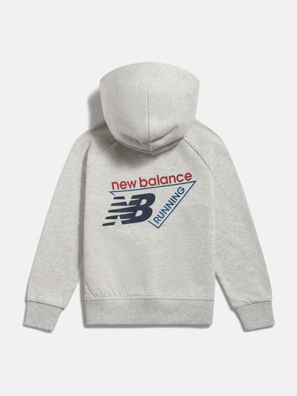 New Balance Grey Athletics Running Graphic Hoodie - image 2