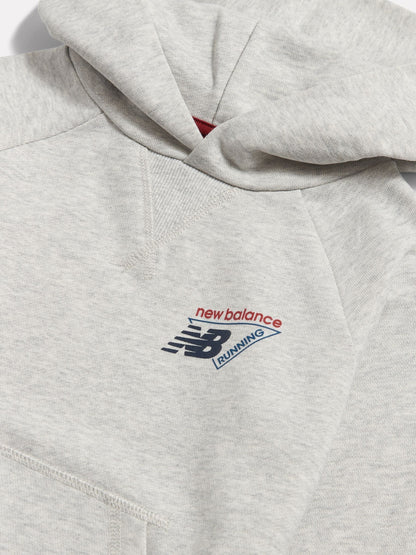 New Balance Grey Athletics Running Graphic Hoodie - image 4