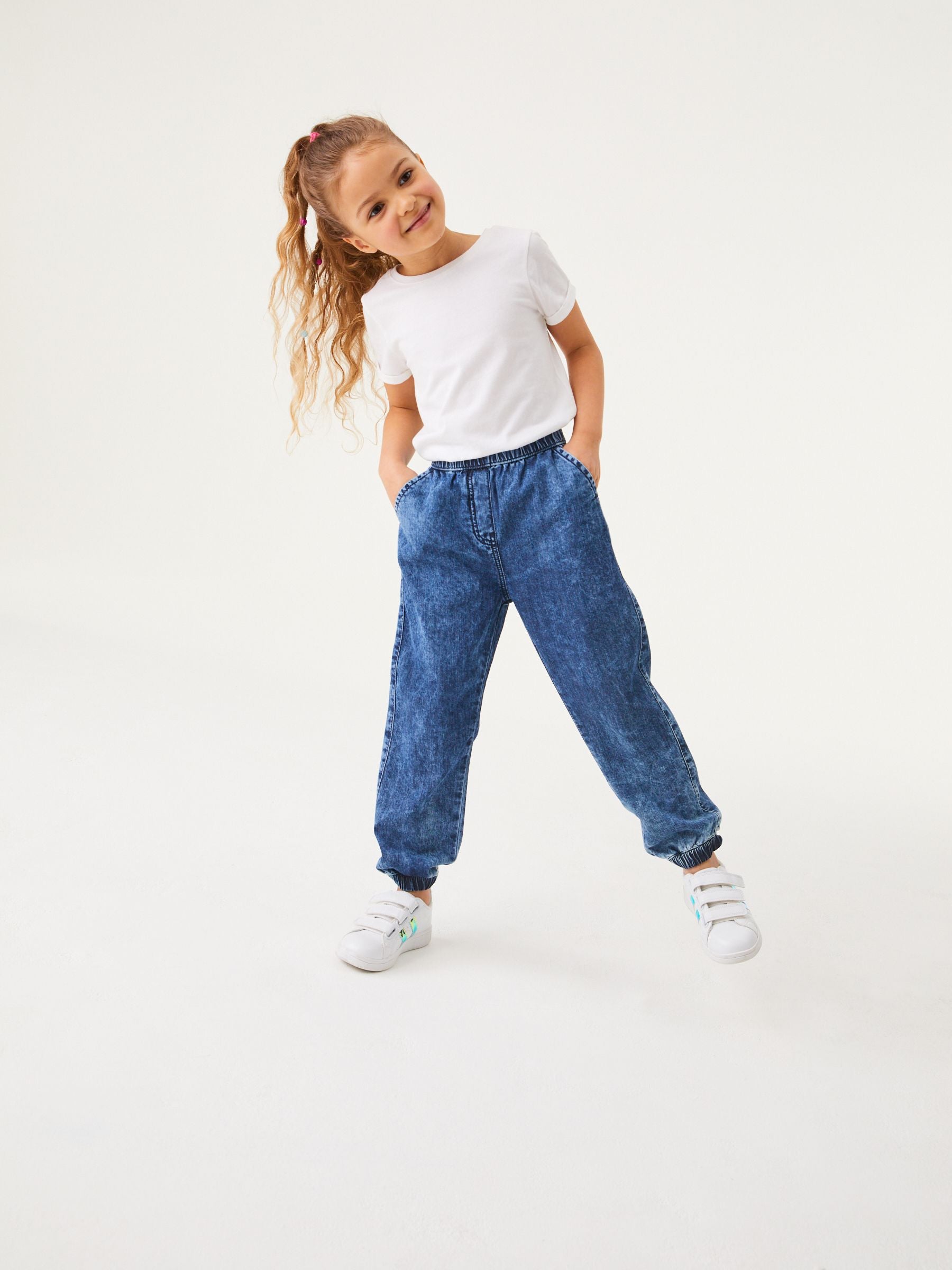 Dsiney Kidz - Blue Denim Joggers (3-16yrs) image 3