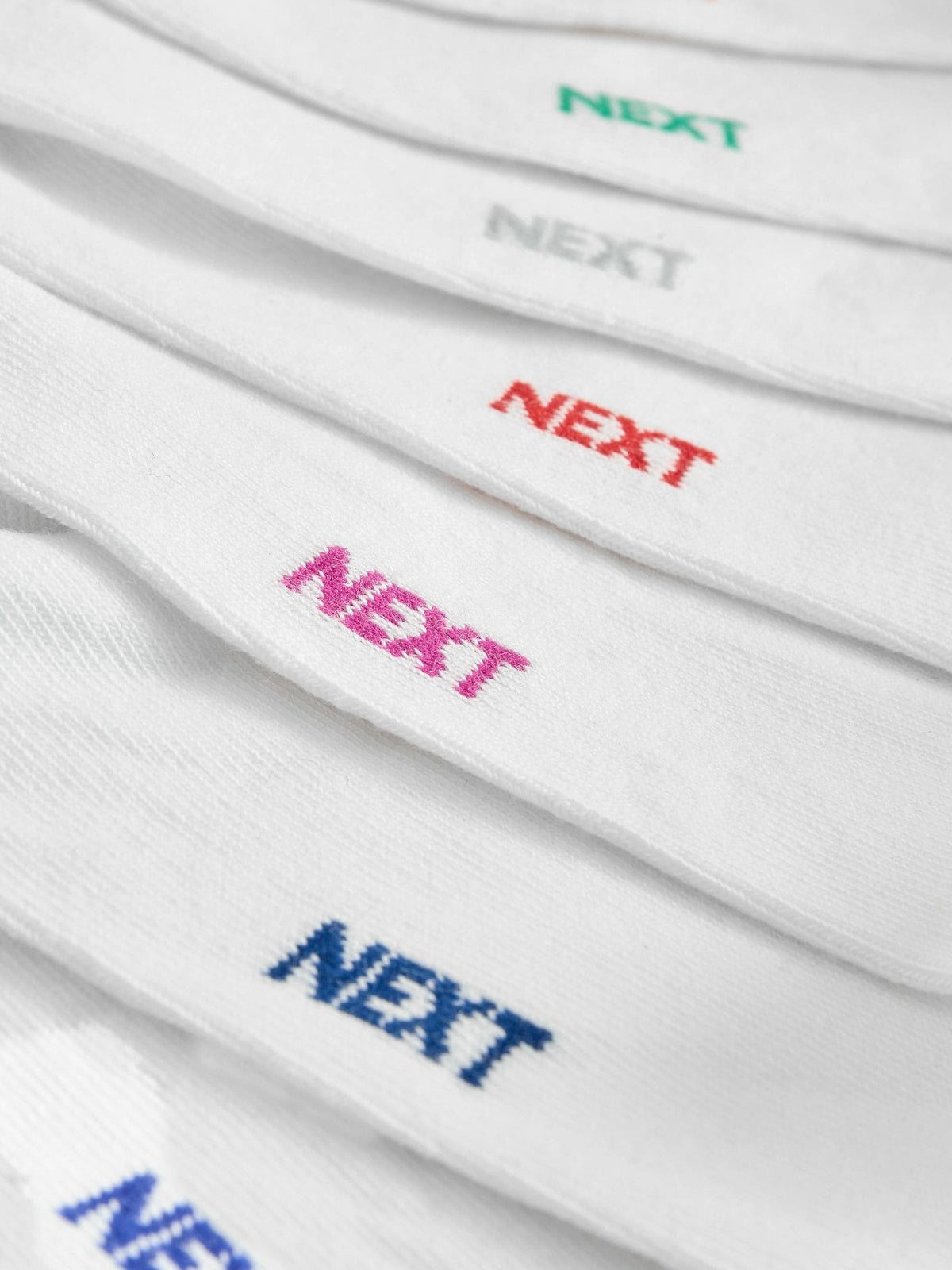 White Cotton Rich Trainer Socks 7 Pack - image 10