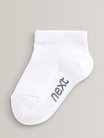 White Cotton Rich Trainer Socks 7 Pack - image 6
