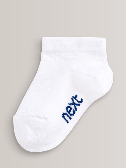 White Cotton Rich Trainer Socks 7 Pack - image 8