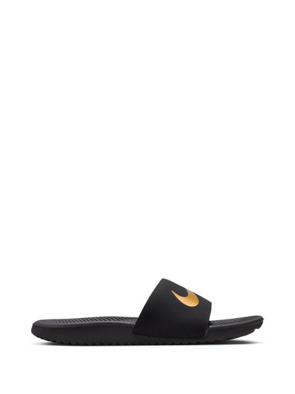 Nike Black/Gold Kawa Junior/Youth Sliders image 1