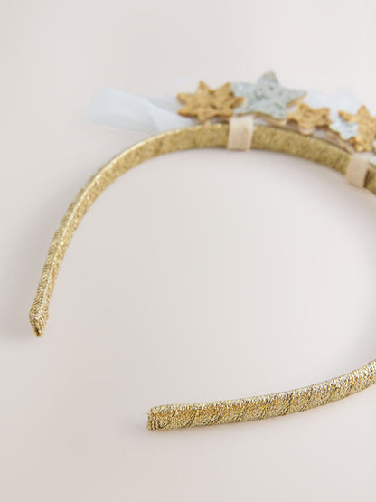 Gold Nativity Star Aliceband - image 3