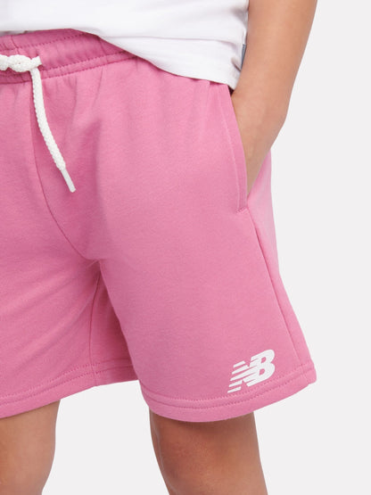 New Balance White Sticker Graphic T-Shirt & Shorts Set - image 5