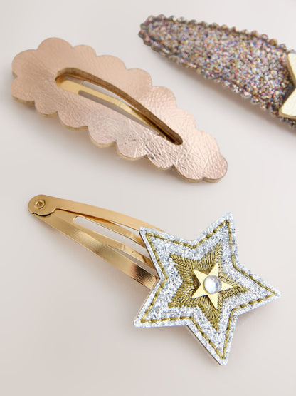 Gold Celestial Hair Clips 4 Pack - image 2