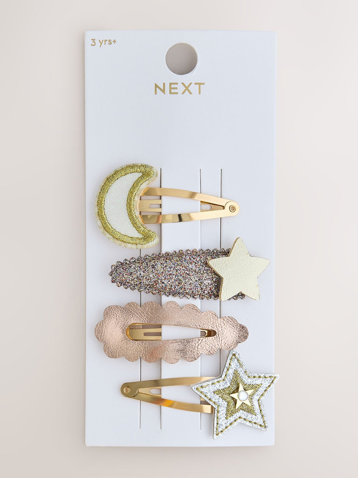 Gold Celestial Hair Clips 4 Pack - image 3
