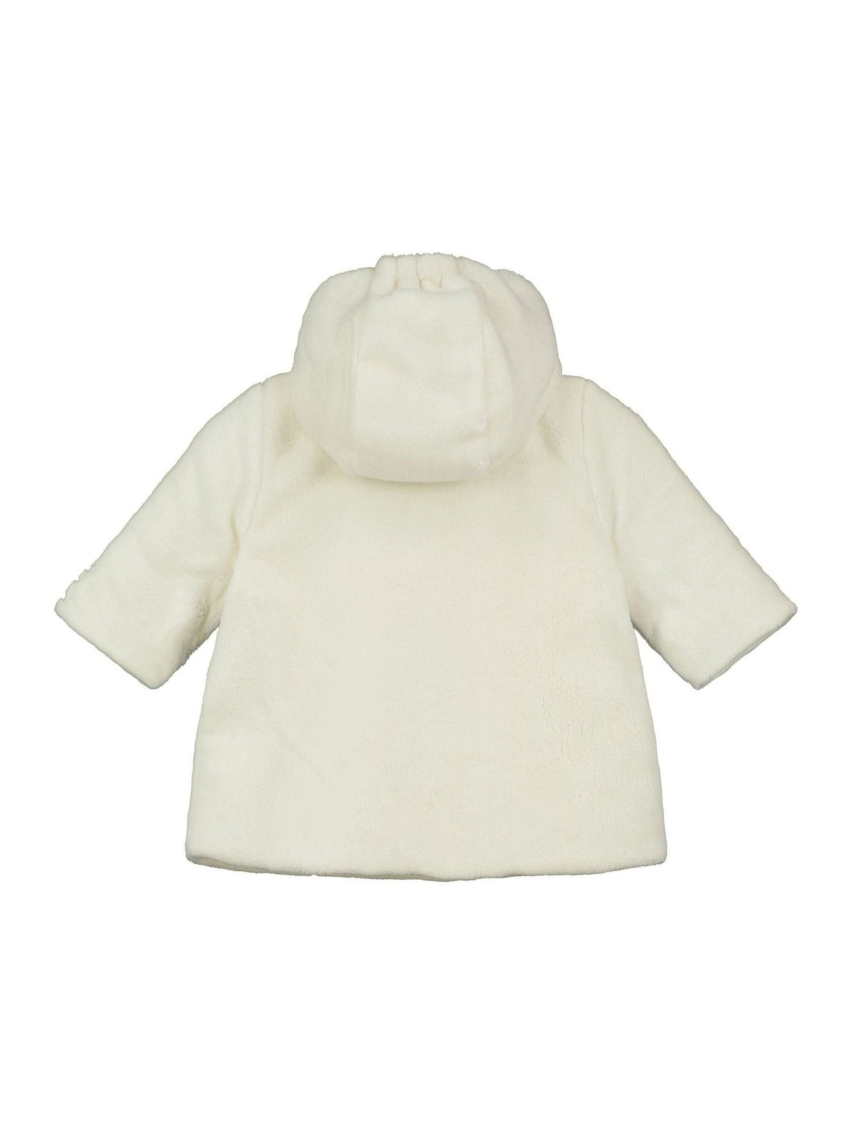 Dsiney Kidz - Emile Et Rose White Deep Pile Fleece Jacket With 3D Teddy & Hood image 3